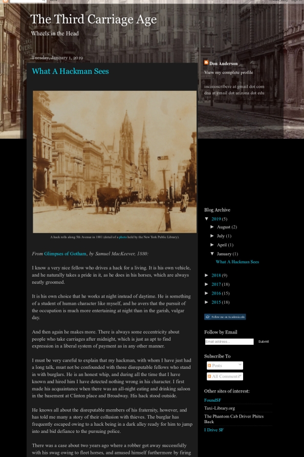 Screenshot of the website opening page